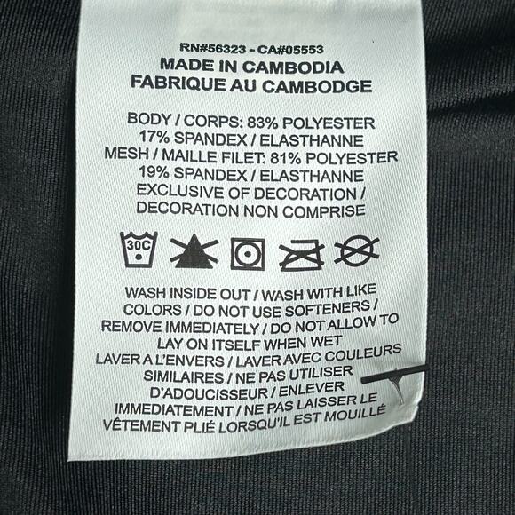 Nike Women's Size M NWT Team One 7/8 Tight Black CW7283 - Picture 8 of 8